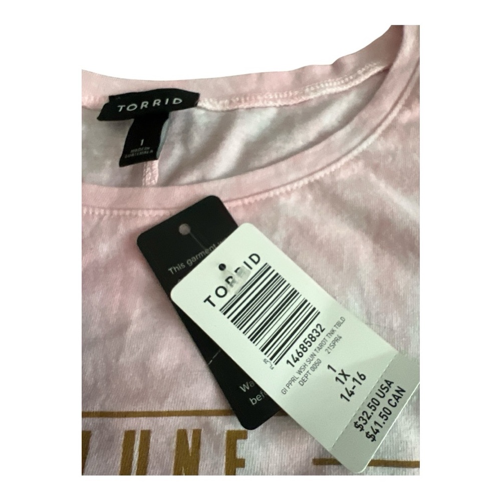 Pink and Blue Sun Graphic Tank Top By Torrid Size 1X - Picture 5 of 5